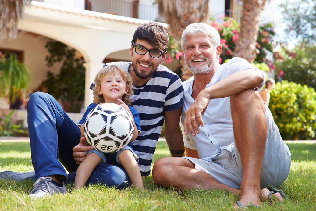 Grandfather with Son 